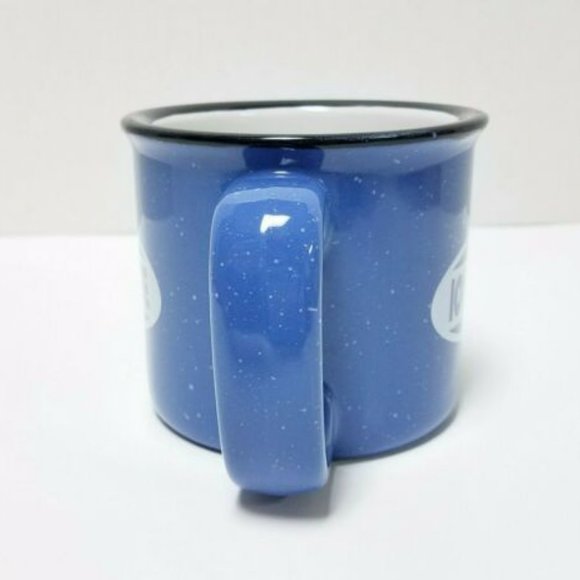 Iowa State University Campfire Mug Blue Speckle - Picture 5 of 7